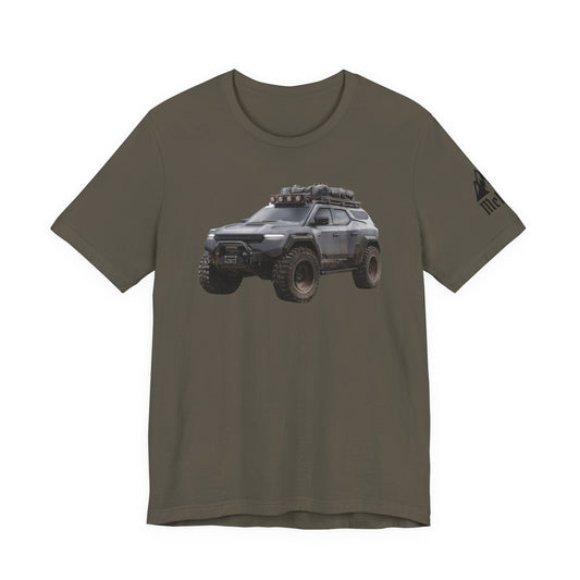 Off-Road Armored SUV Tee — Tactical Adventure Graphic Shirt