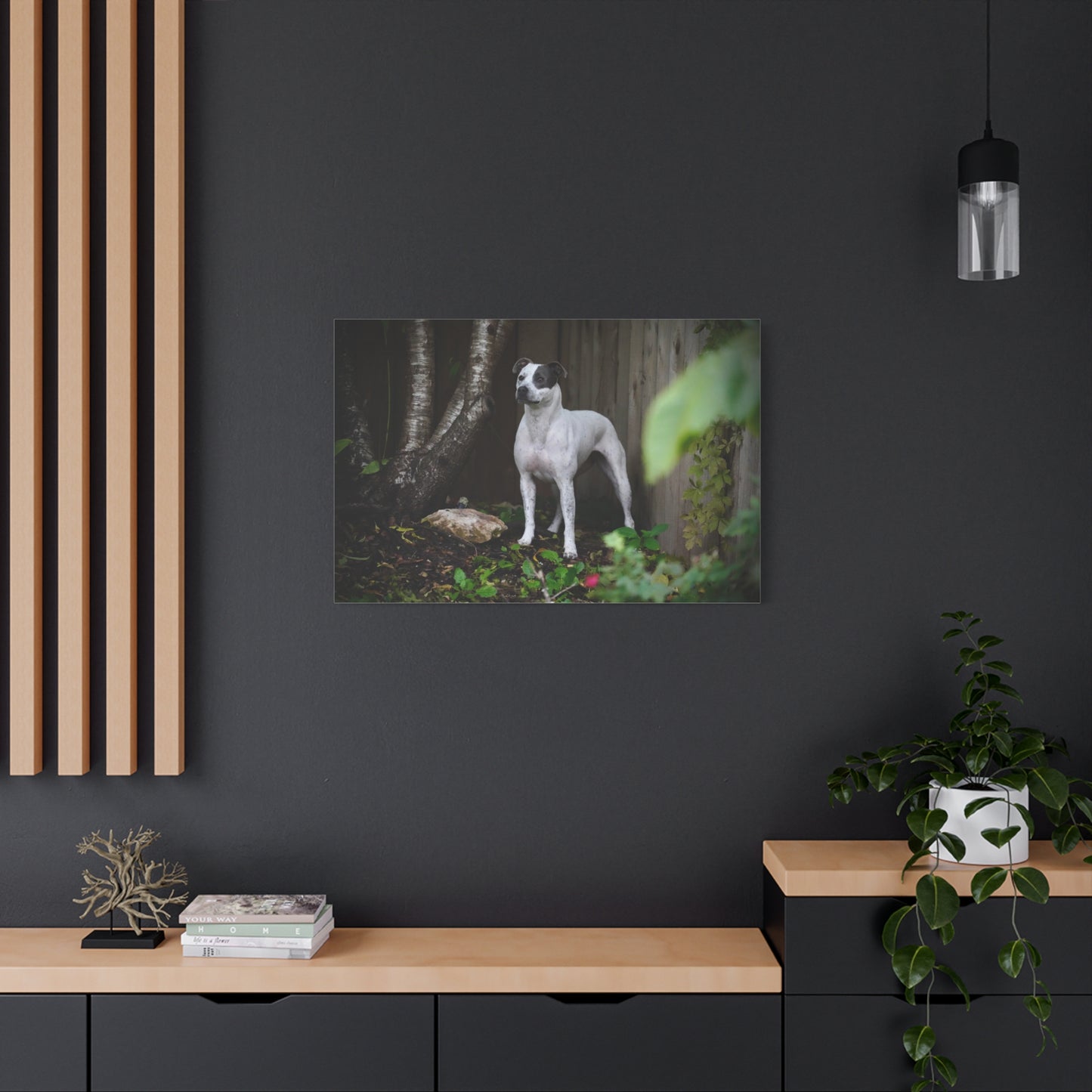 Dog Portrait Canvas Print — Matte Stretched Wall Art