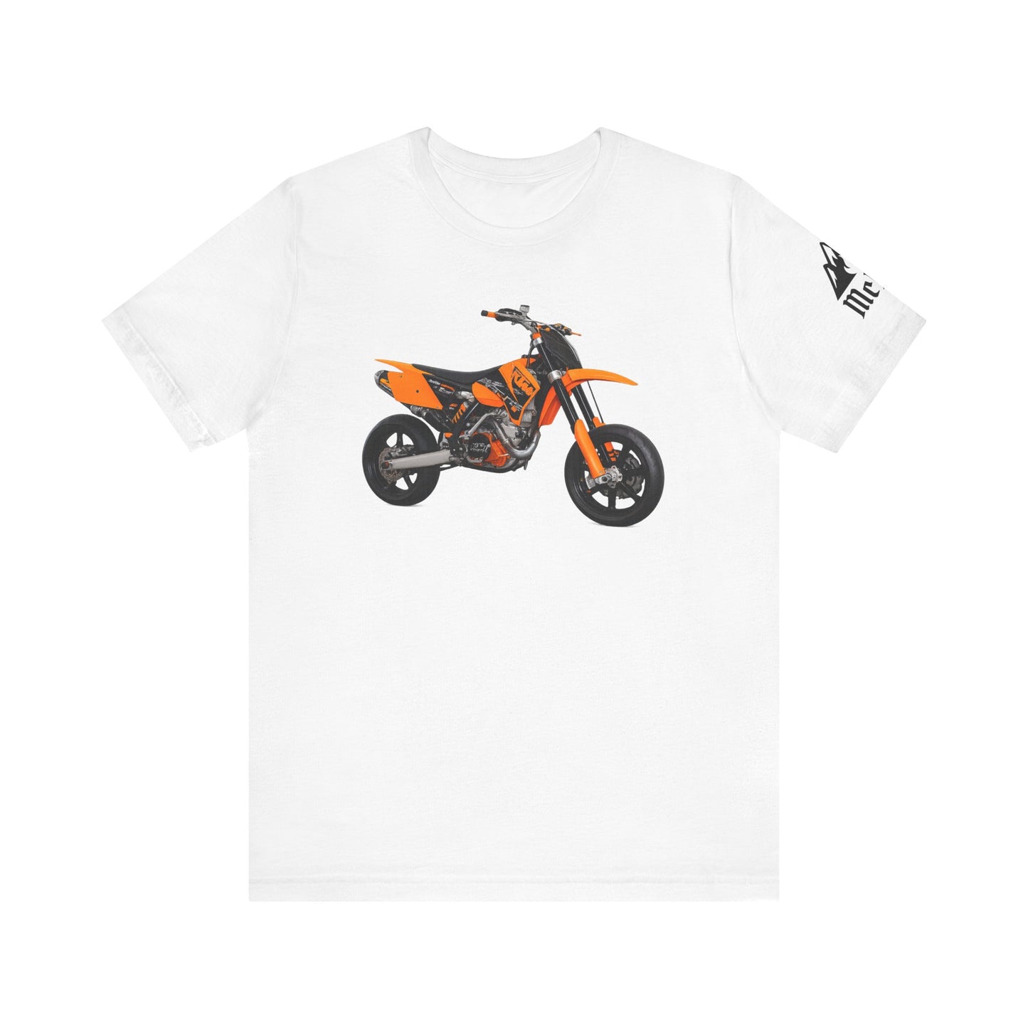 Dirt Bike Graphic Tee – Orange Motocross Motorcycle T‑Shirt