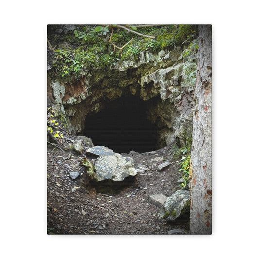 Cave Entrance Matte Canvas Wall Art — Stretched 1.25"