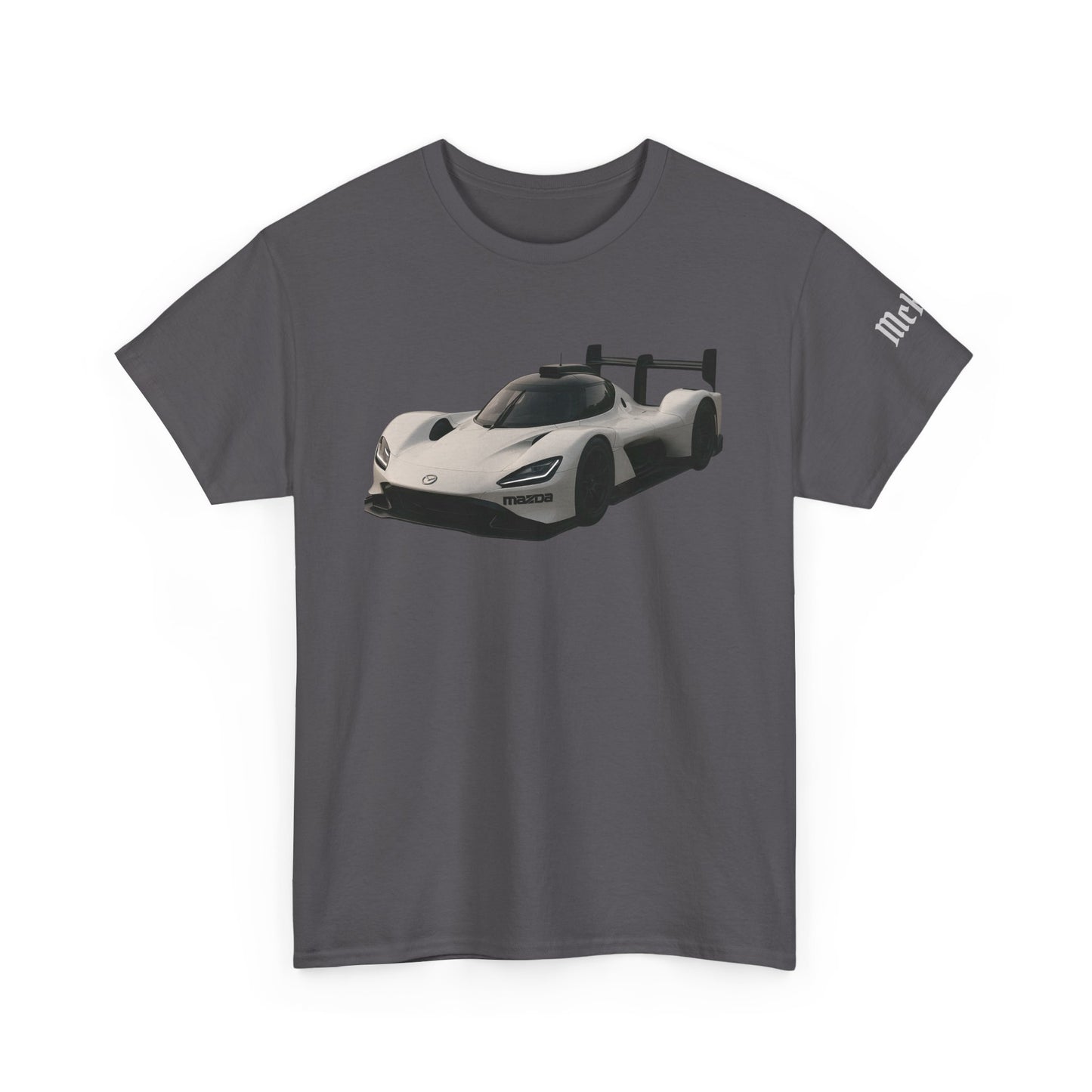 Race Car Concept T-Shirt — White Sports Car Graphic Tee