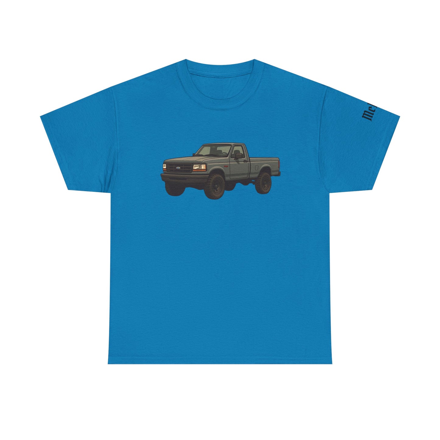 Vintage Grey Pickup Truck T-Shirt — Retro Off-Road Truck Graphic Tee