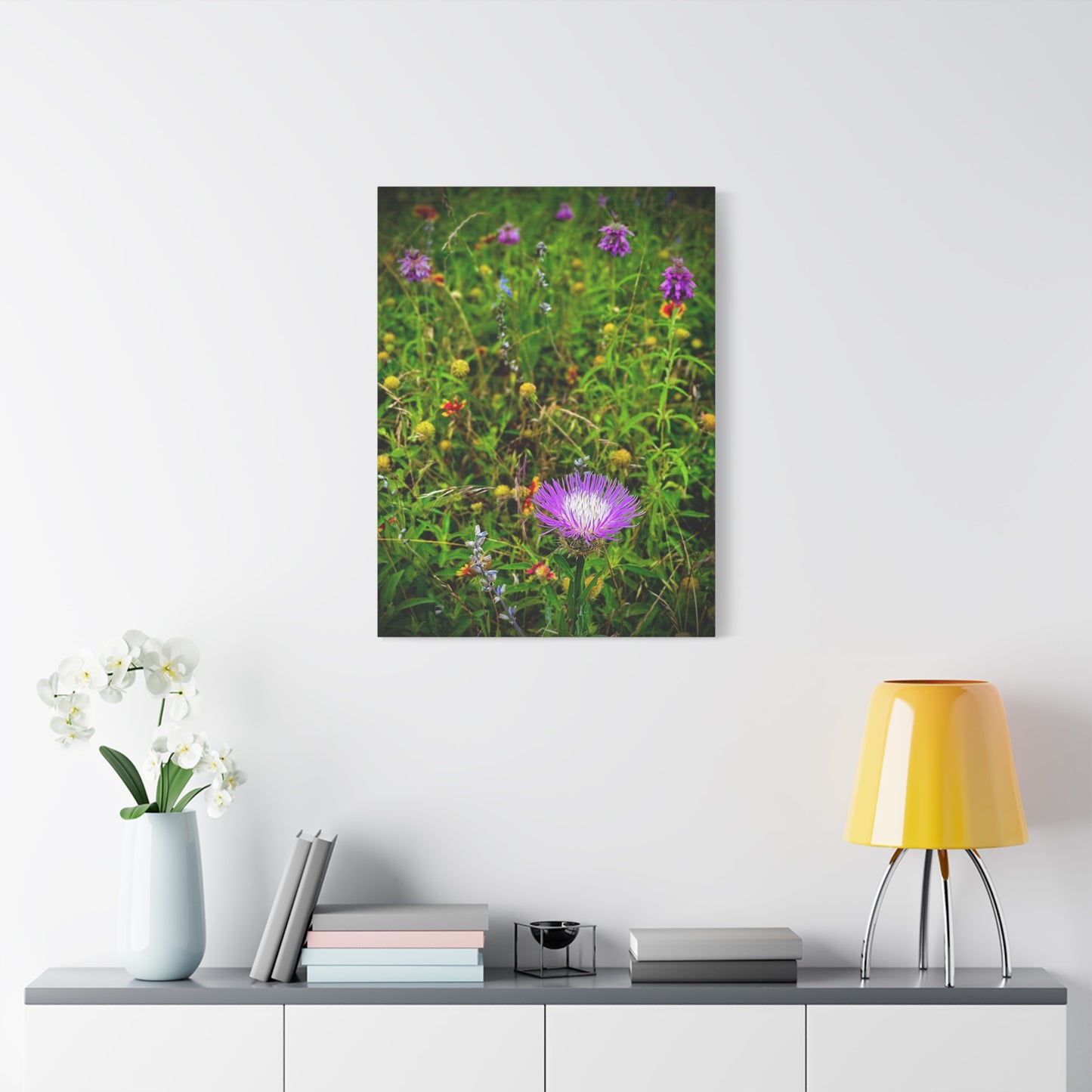 Wildflower Meadow Canvas Print — Stretched Matte Nature Wall Art