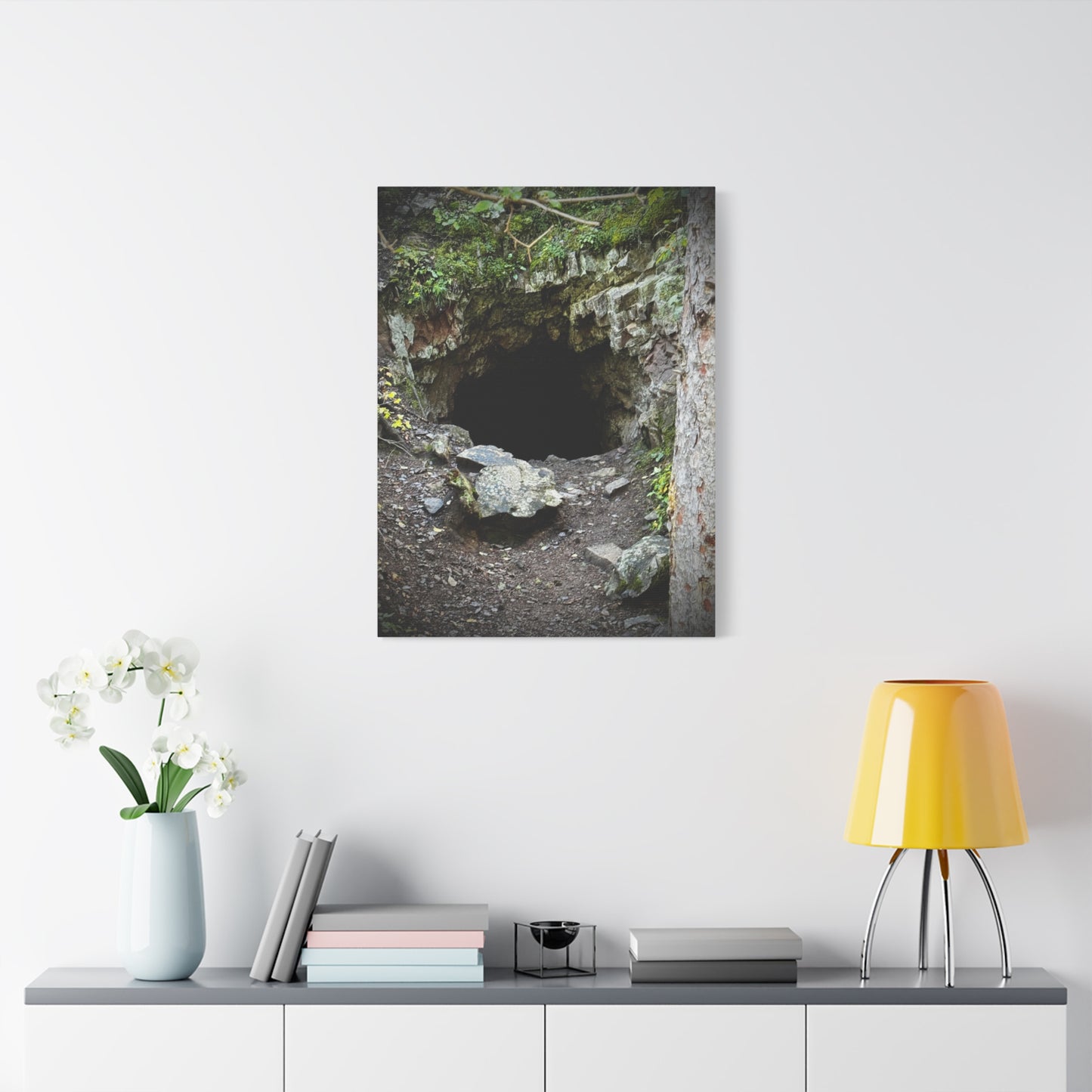 Cave Entrance Matte Canvas Wall Art — Stretched 1.25"