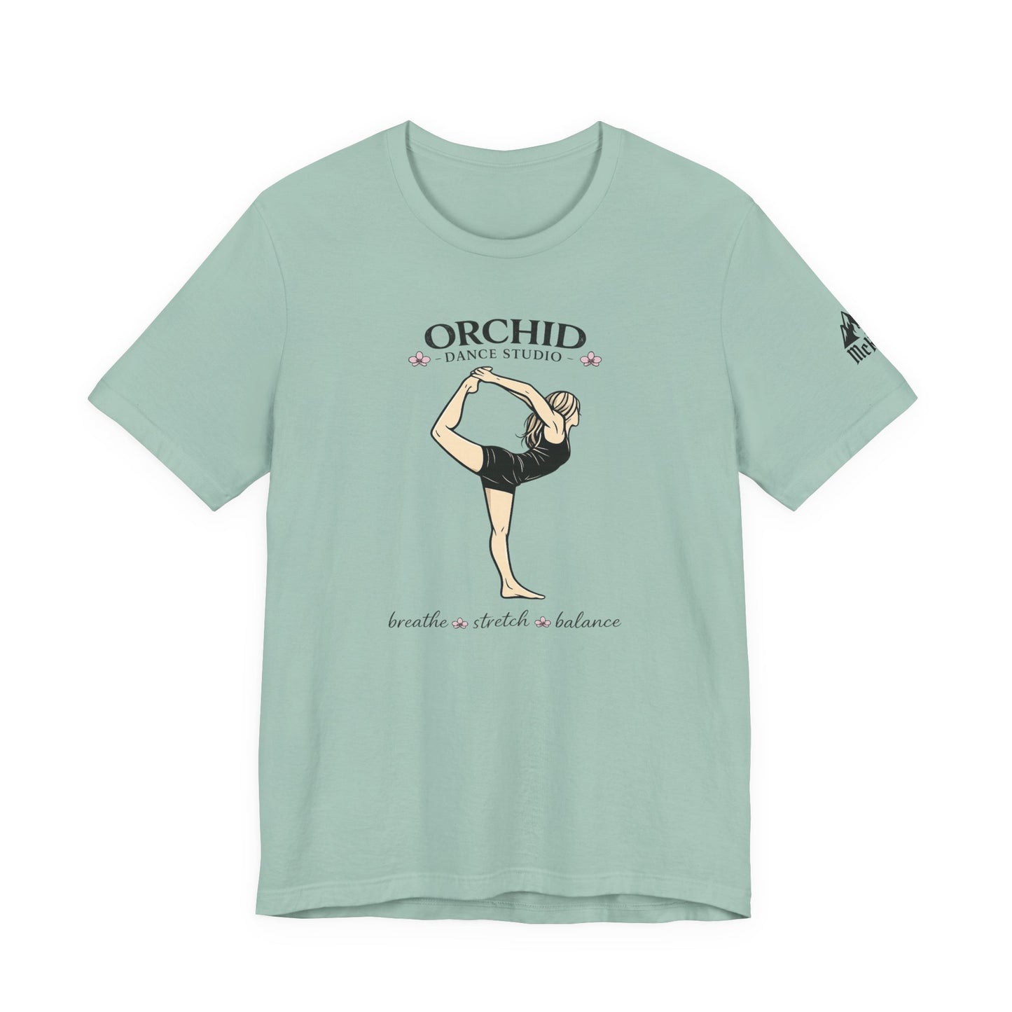 Dance Studio Tee — "Orchid Dance Studio" Ballet Pose Shirt