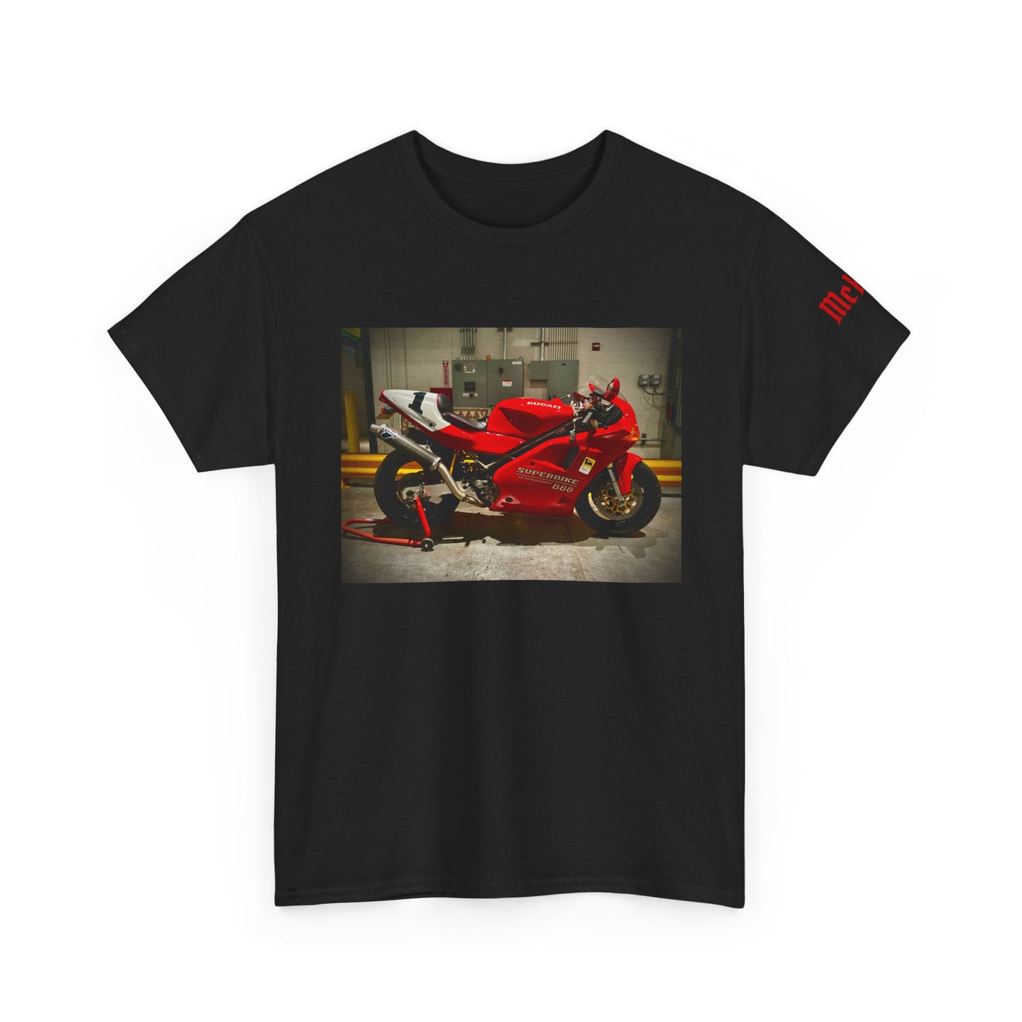 Superbike Tee — Red Sportbike Photo Graphic T-Shirt