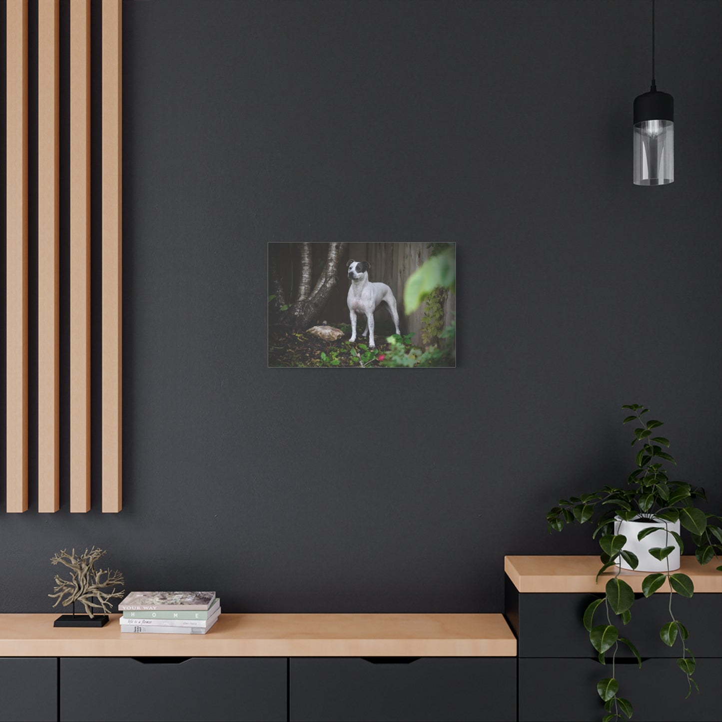 Dog Portrait Canvas Print — Matte Stretched Wall Art