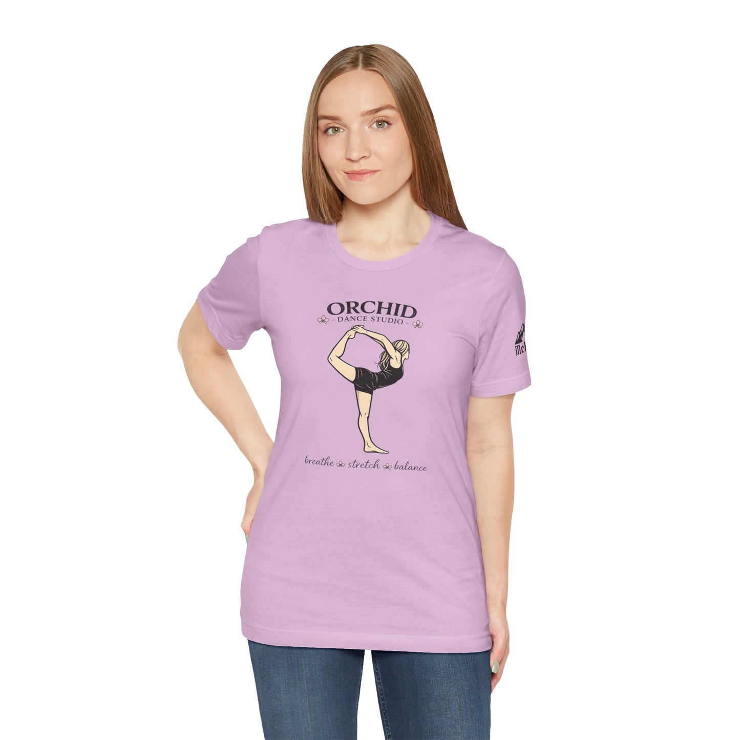 Dance Studio Tee — "Orchid Dance Studio" Ballet Pose Shirt