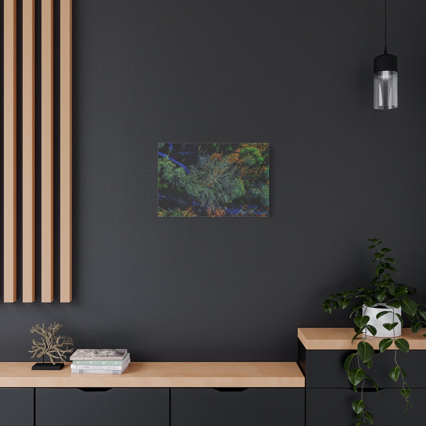 Aerial Forest Canvas Print — Matte Stretched Wall Art