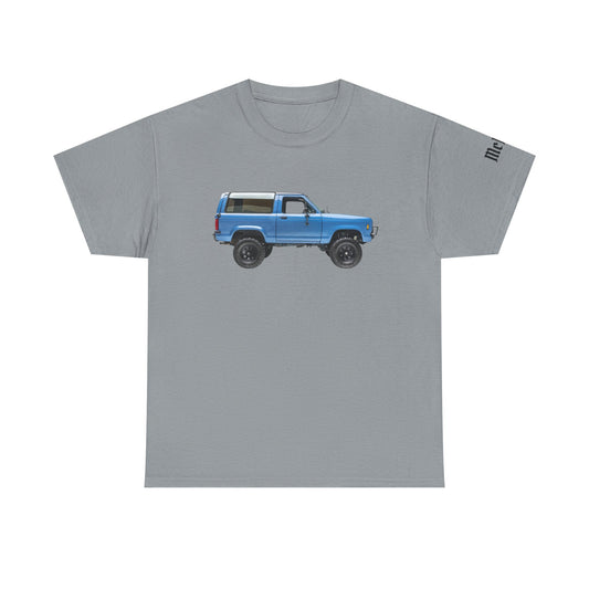 Bronco II Off-Road Tee — Vintage Blue 4x4 SUV Shirt