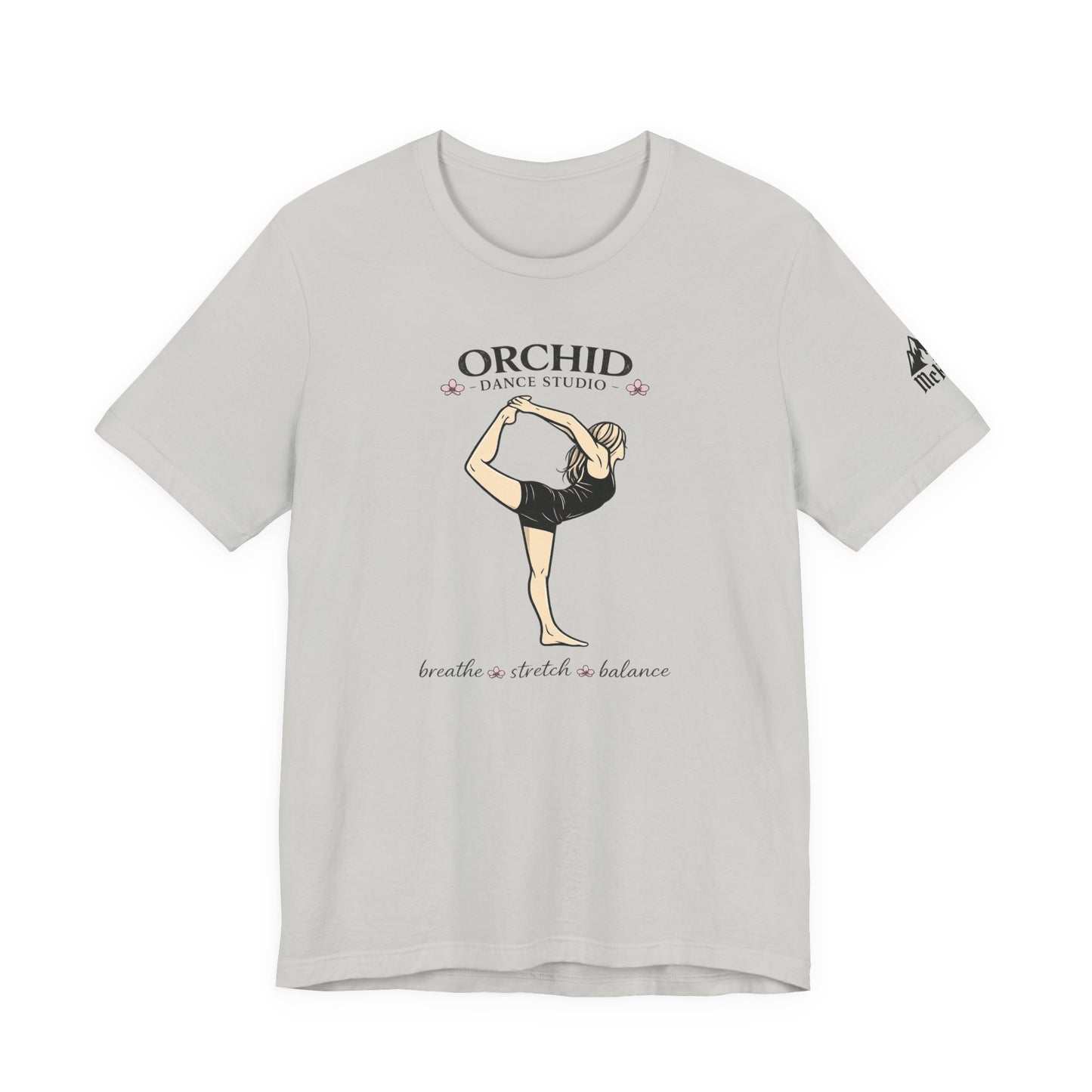 Dance Studio Tee — "Orchid Dance Studio" Ballet Pose Shirt
