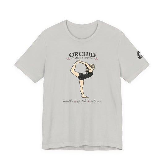 Dance Studio Tee — "Orchid Dance Studio" Ballet Pose Shirt
