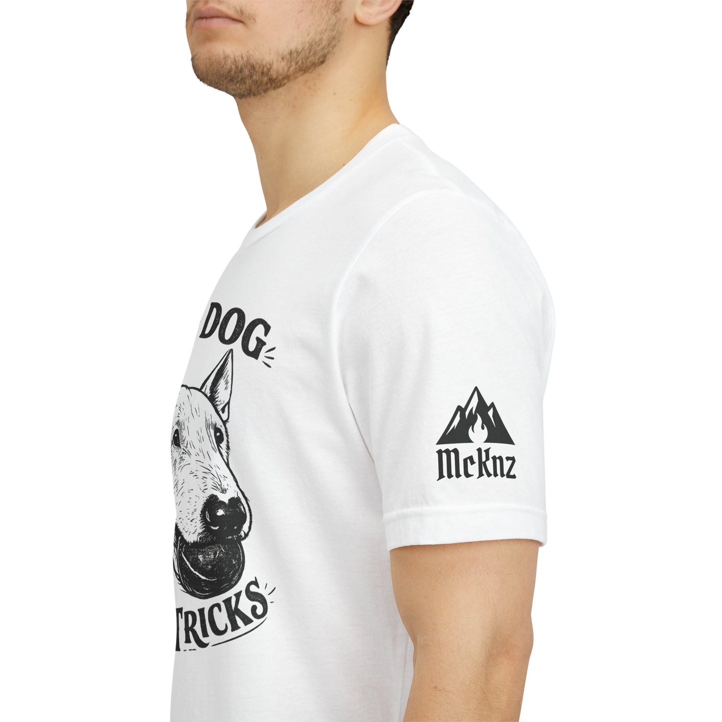 Old Dog, New Tricks T‑Shirt — Vintage Bull Terrier Graphic Tee for Dog Lovers