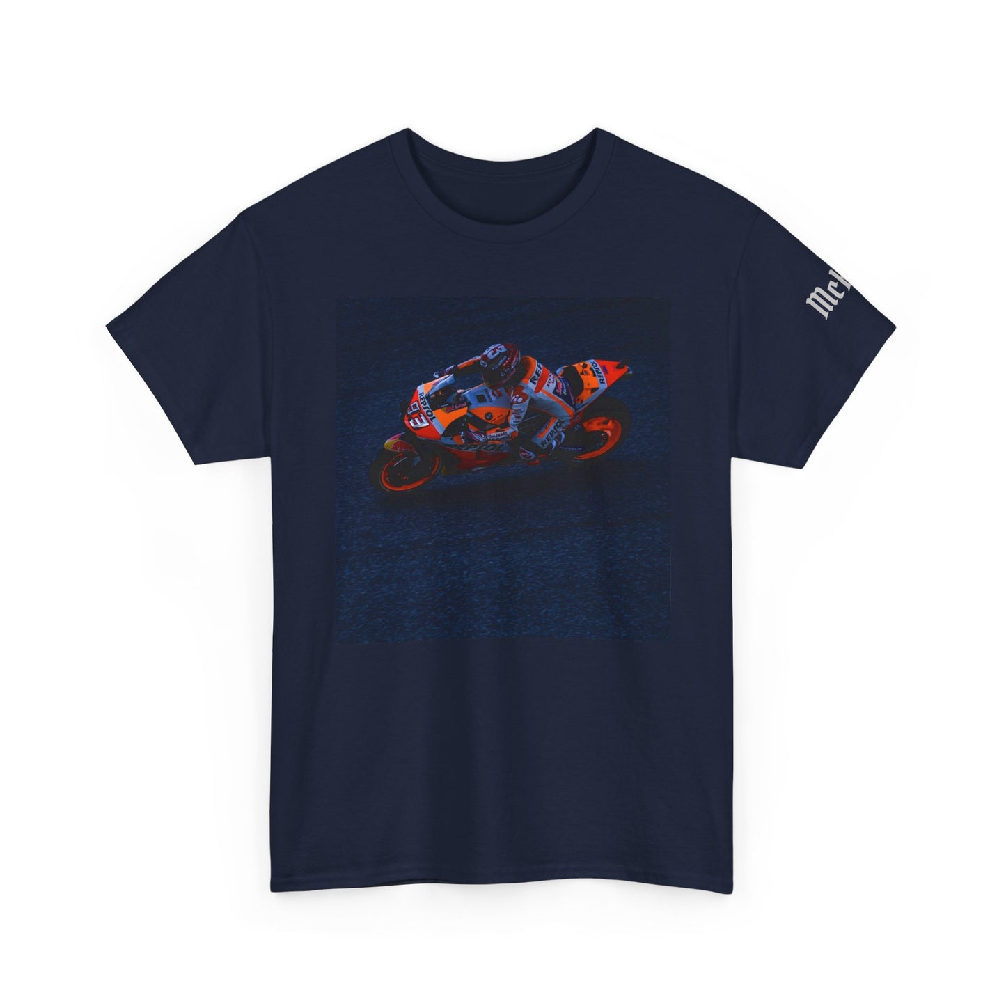 Marc Marquez 93 Honda MotoGP Motorcycle Racing T-Shirt — Track Rider Photo Graphic Tee