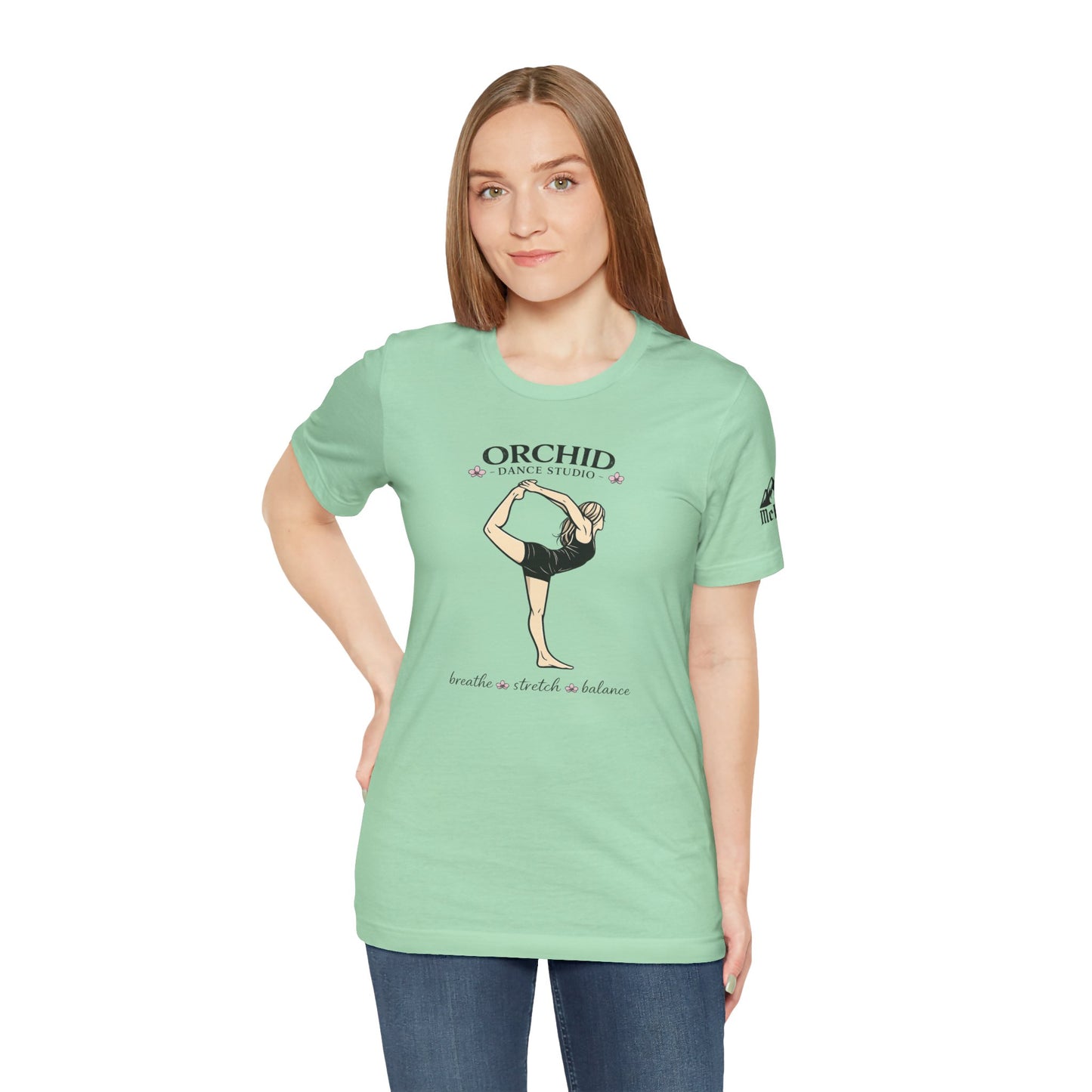 Dance Studio Tee — "Orchid Dance Studio" Ballet Pose Shirt
