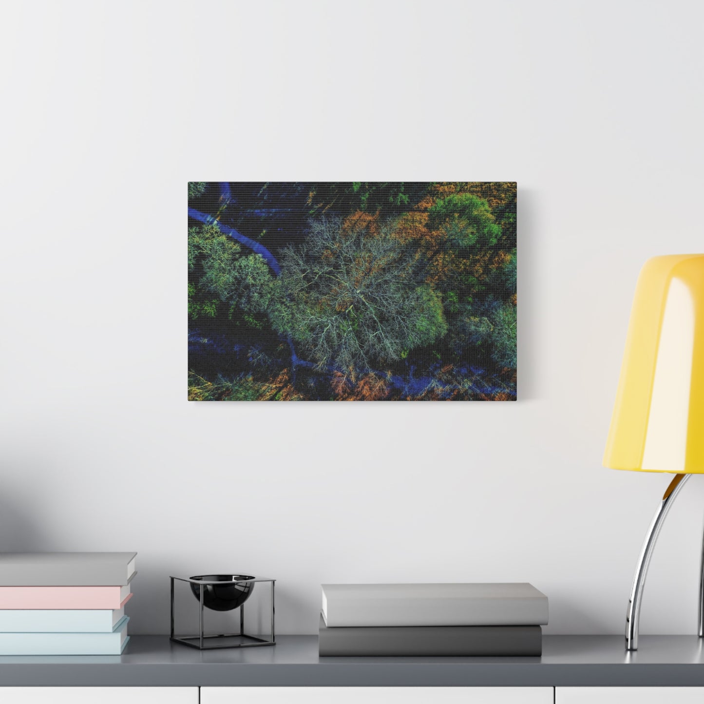 Aerial Forest Canvas Print — Matte Stretched Wall Art