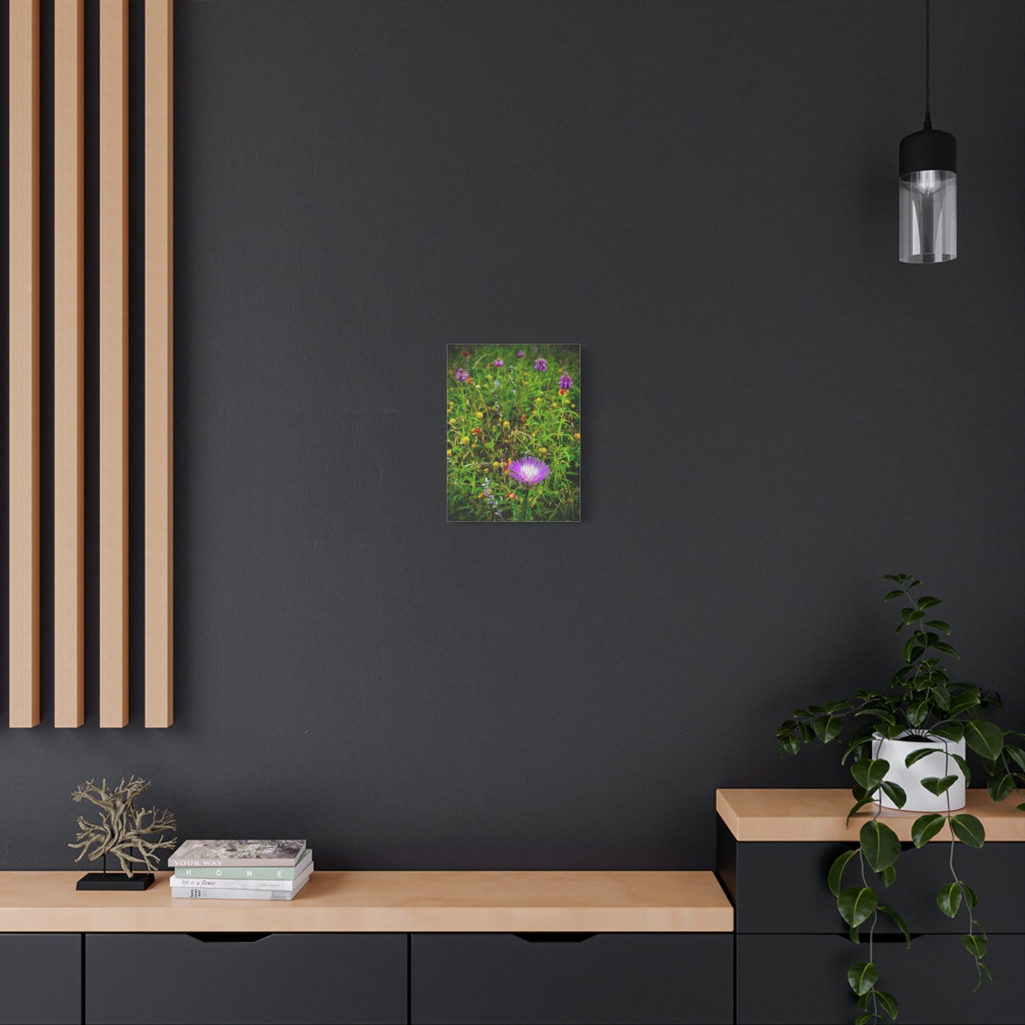 Wildflower Meadow Canvas Print — Stretched Matte Nature Wall Art
