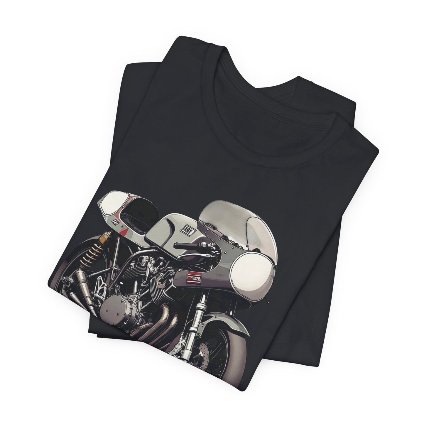 Cafe Racer Motorcycle Tee - Vintage Sportbike Graphic T-Shirt