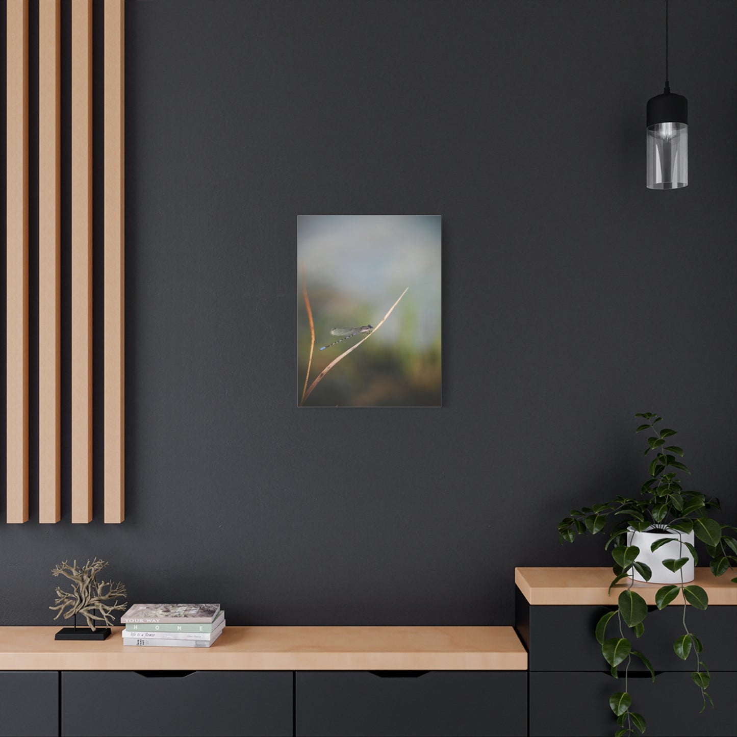 Dragonfly Meadow Matte Canvas Print – Stretched Wall Art