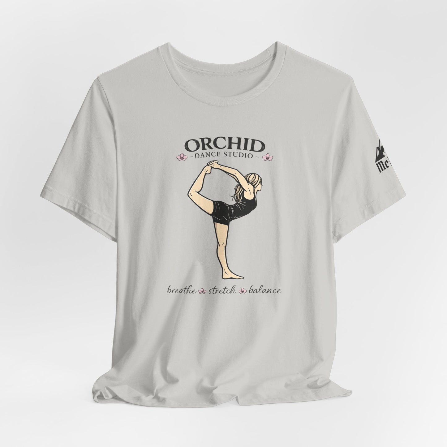 Dance Studio Tee — "Orchid Dance Studio" Ballet Pose Shirt