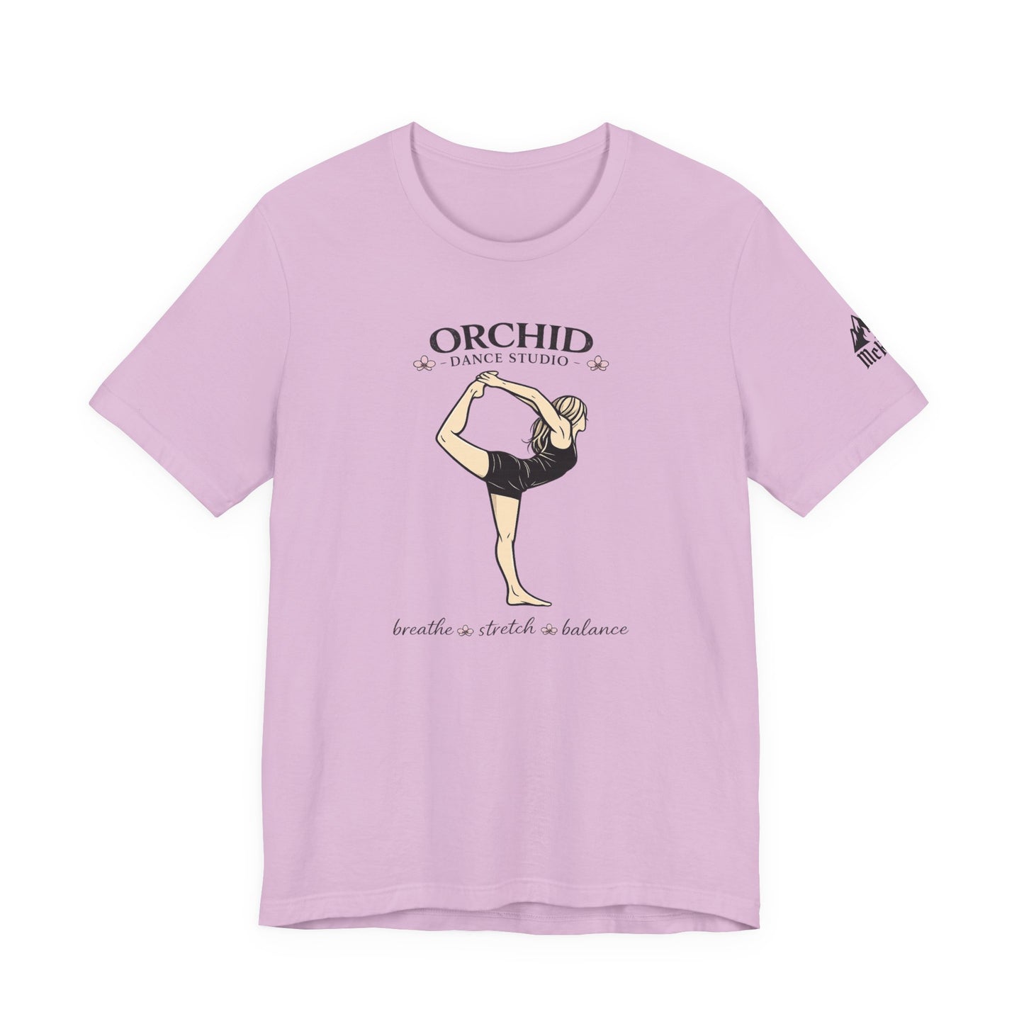 Dance Studio Tee — "Orchid Dance Studio" Ballet Pose Shirt