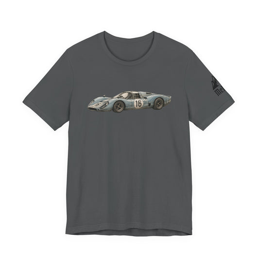Classic Racing Car Tee — Vintage Porsche GT30 Graphic Shirt