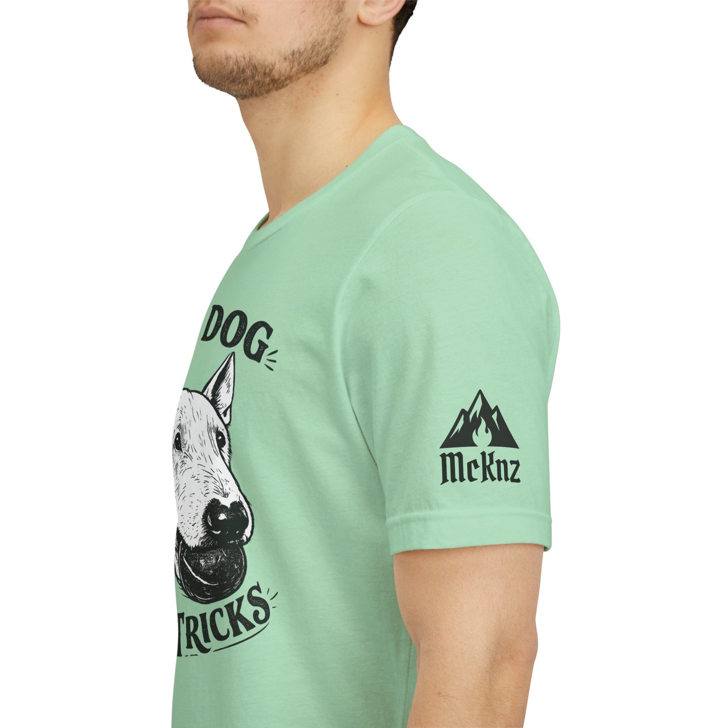 Old Dog, New Tricks T‑Shirt — Vintage Bull Terrier Graphic Tee for Dog Lovers
