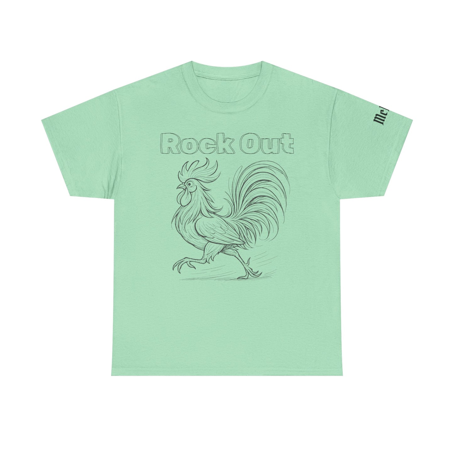 Rooster Sketch T-Shirt - Vintage Hand-Drawn Rooster Tee
