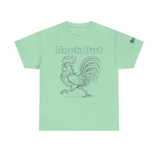 Rooster Sketch T-Shirt - Vintage Hand-Drawn Rooster Tee