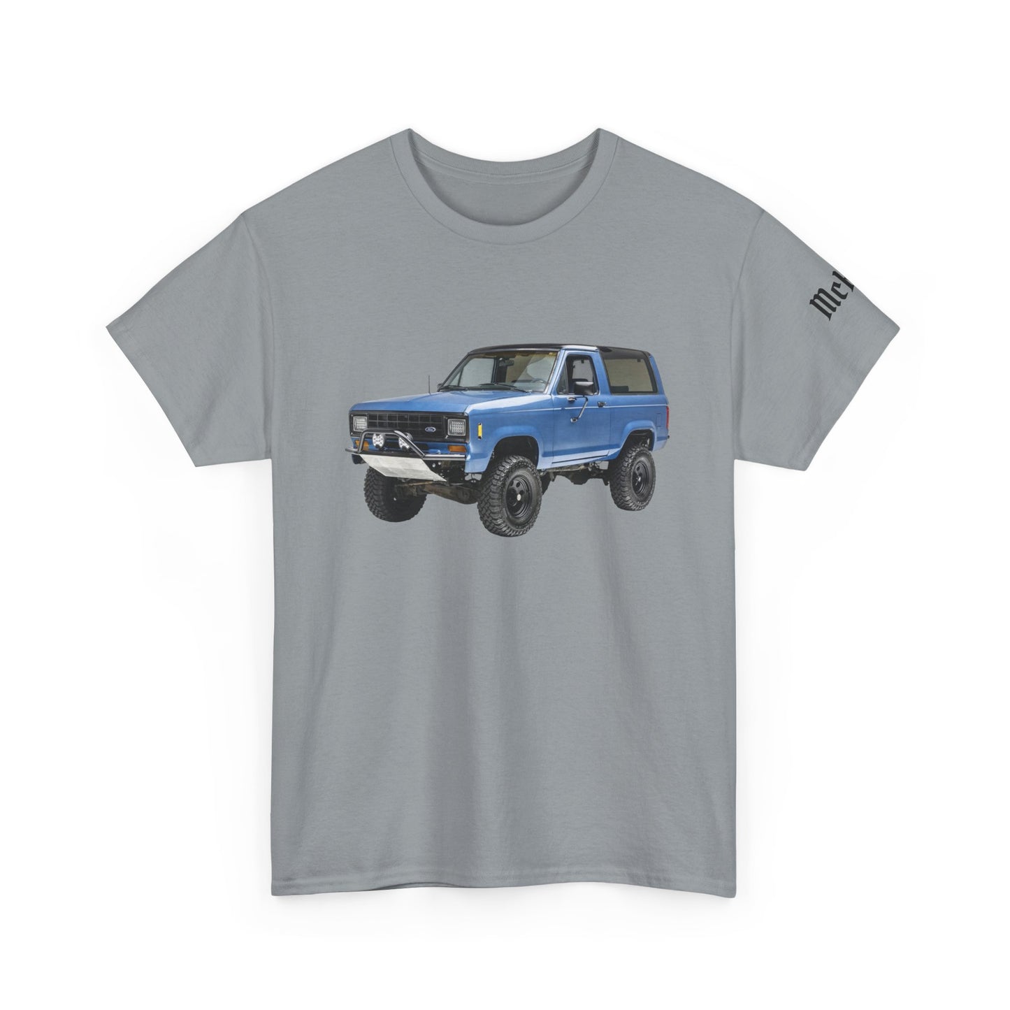 Bronco II Off-Road Tee — Classic Blue SUV Vintage Truck Graphic