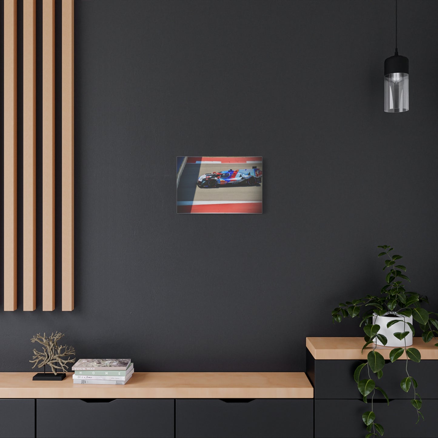Prototype Race Car Canvas Print — Stretched Matte Motorsport Wall Art