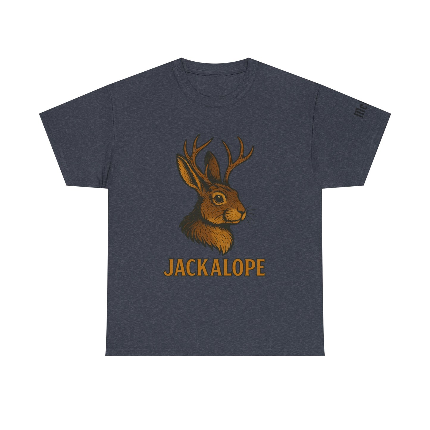 Jackalope Graphic T-Shirt — Vintage Mythical Rabbit Antlers Tee