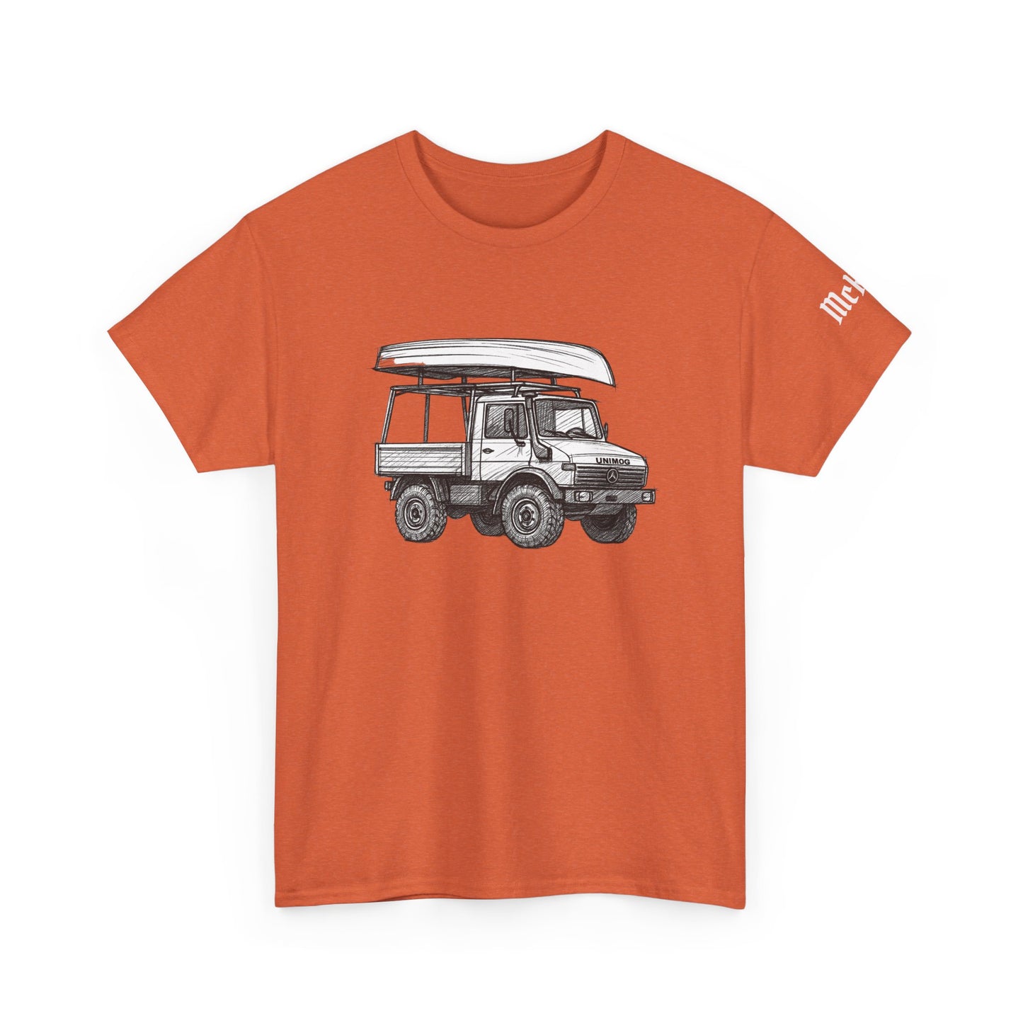 Adventure Truck T-Shirt – Camper Van with Canoe Graphic Tee