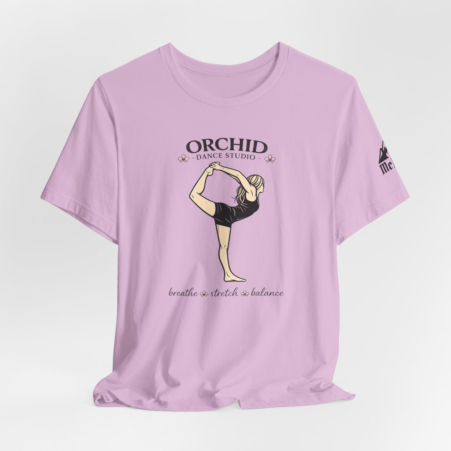 Dance Studio Tee — "Orchid Dance Studio" Ballet Pose Shirt