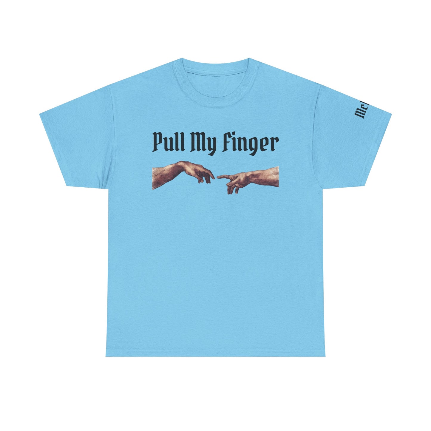 Pull My Finger Tee — Funny Renaissance Hands Graphic T-Shirt