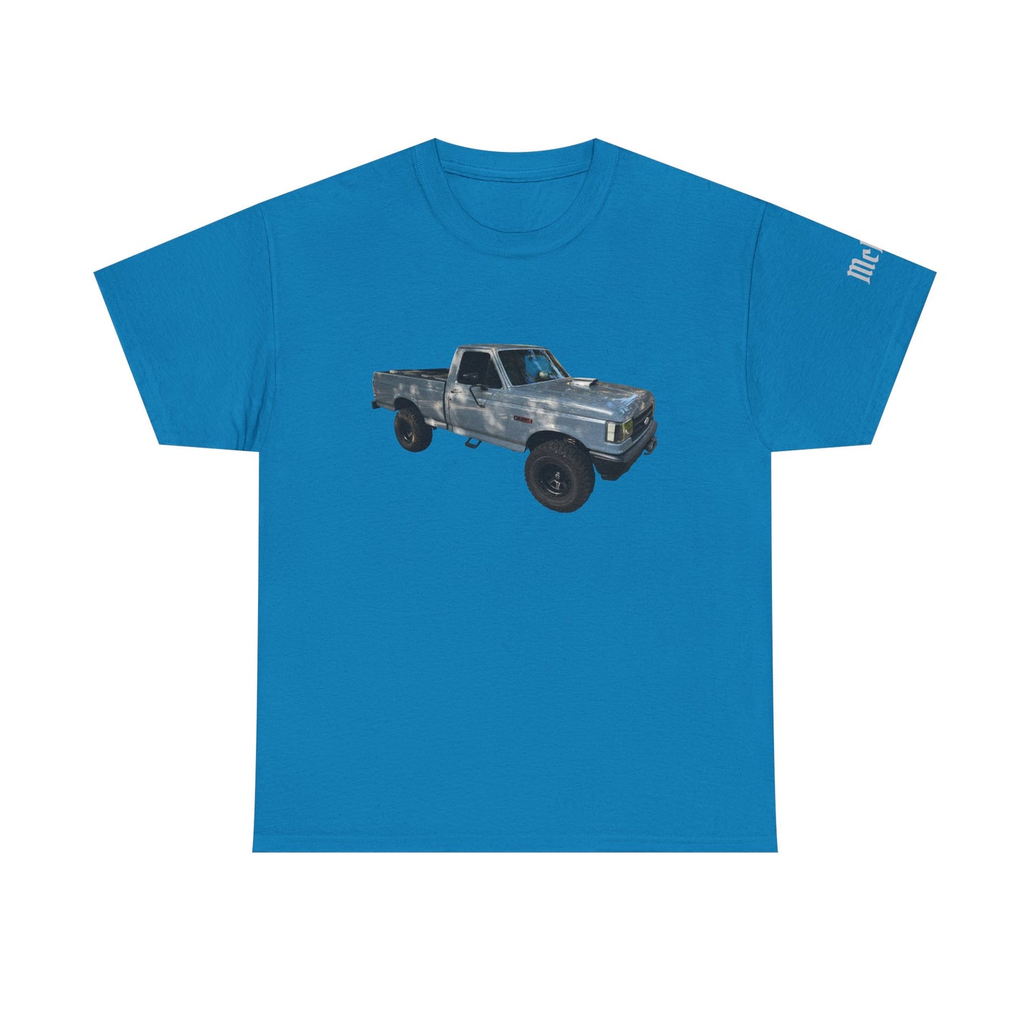 F150 Vintage Blue Pickup Truck T-Shirt — Retro Off-Road Truck Graphic Tee