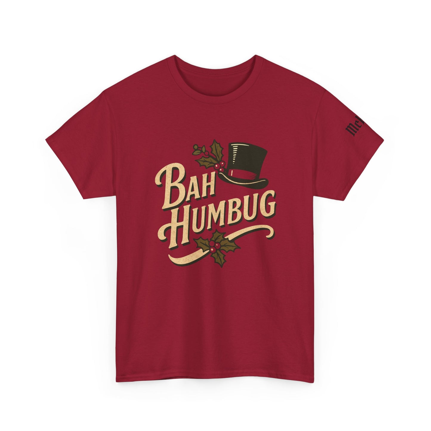 Bah Humbug Christmas Tee — Vintage Holiday Scrooge T‑Shirt