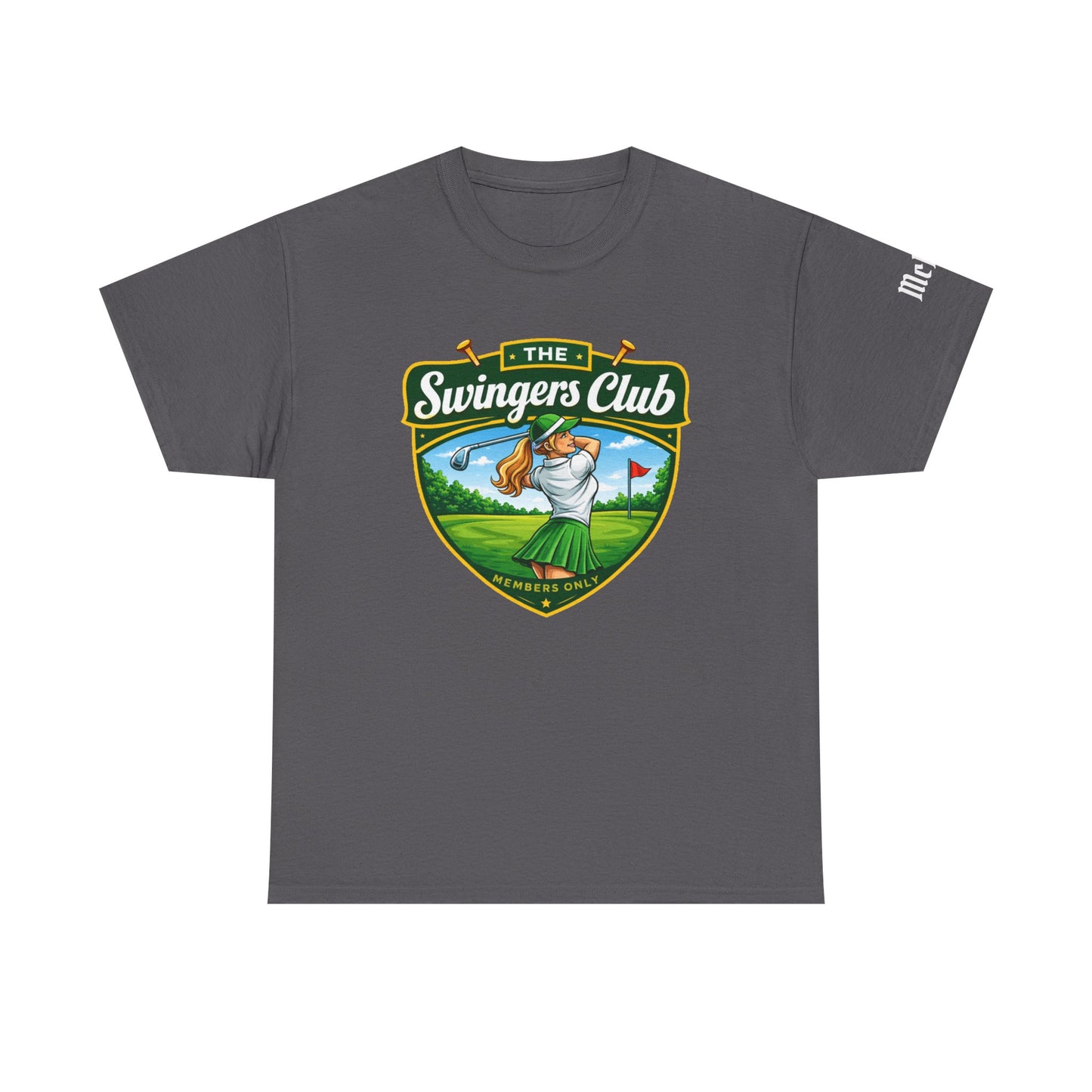 Golf 'The Swingers Club' Graphic Tee — Funny Golf Club Shirt