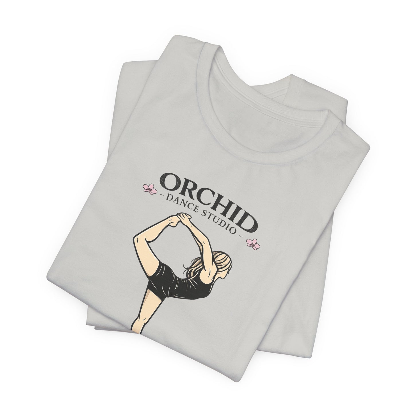 Dance Studio Tee — "Orchid Dance Studio" Ballet Pose Shirt