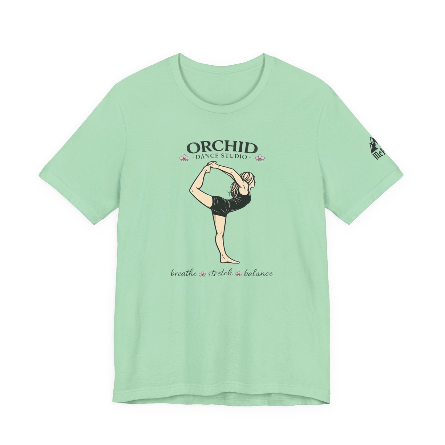 Dance Studio Tee — "Orchid Dance Studio" Ballet Pose Shirt