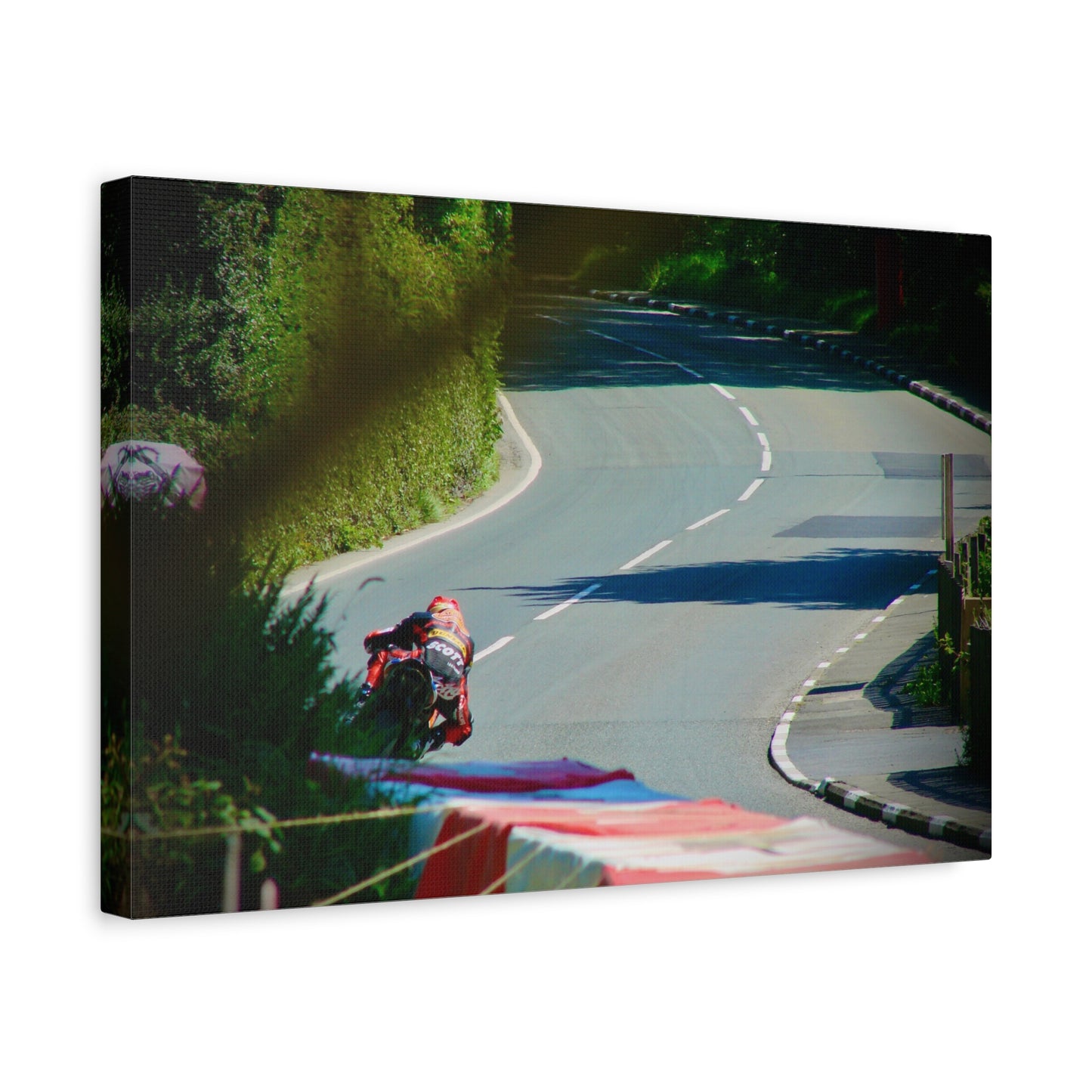 Motorcycle Canvas Print – Road Racing Wall Art