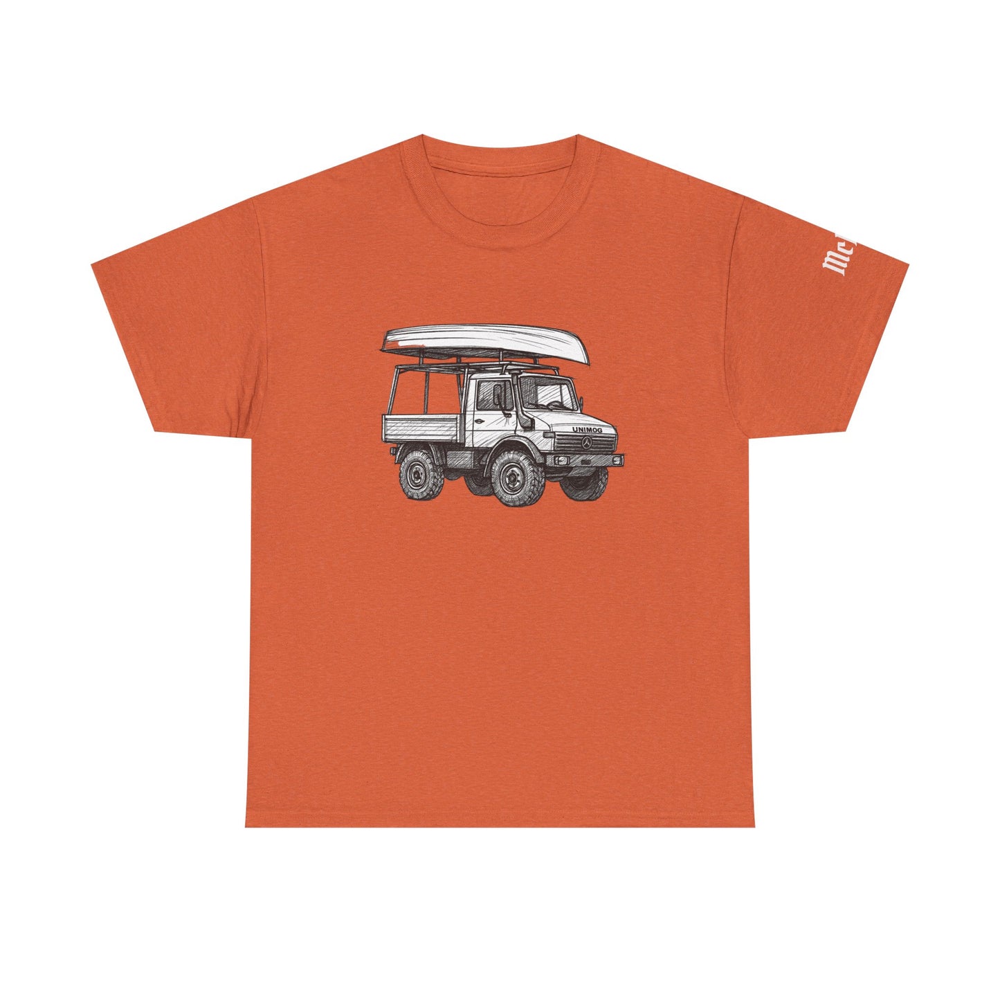 Adventure Truck T-Shirt – Camper Van with Canoe Graphic Tee