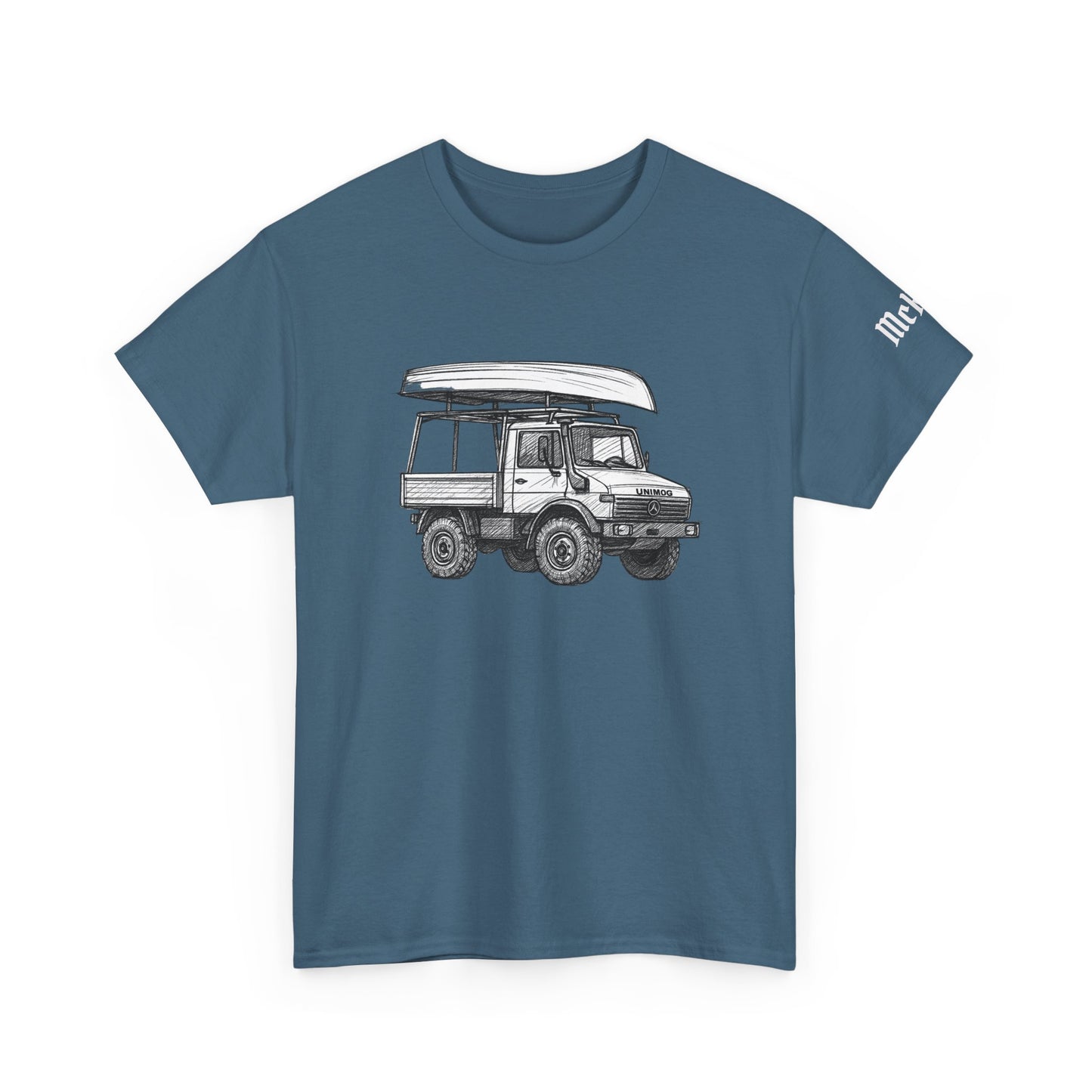 Adventure Truck T-Shirt – Camper Van with Canoe Graphic Tee
