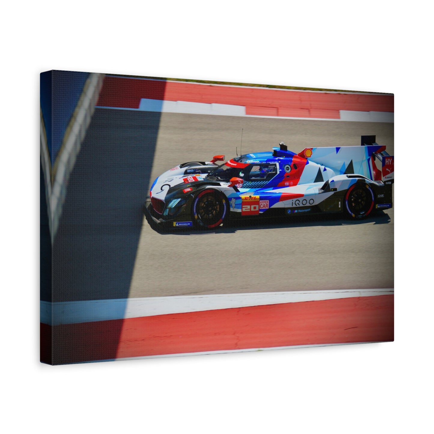Prototype Race Car Canvas Print — Stretched Matte Motorsport Wall Art