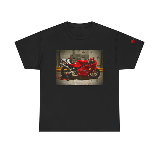 Superbike Tee — Red Sportbike Photo Graphic T-Shirt