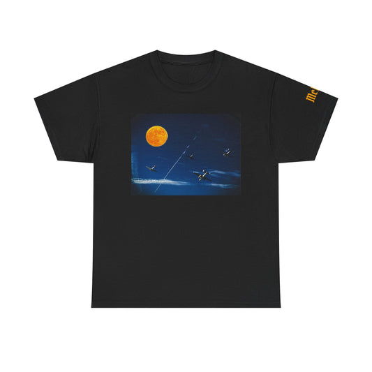 T-Shirt — Moonlit Ocean Scene Graphic Tee