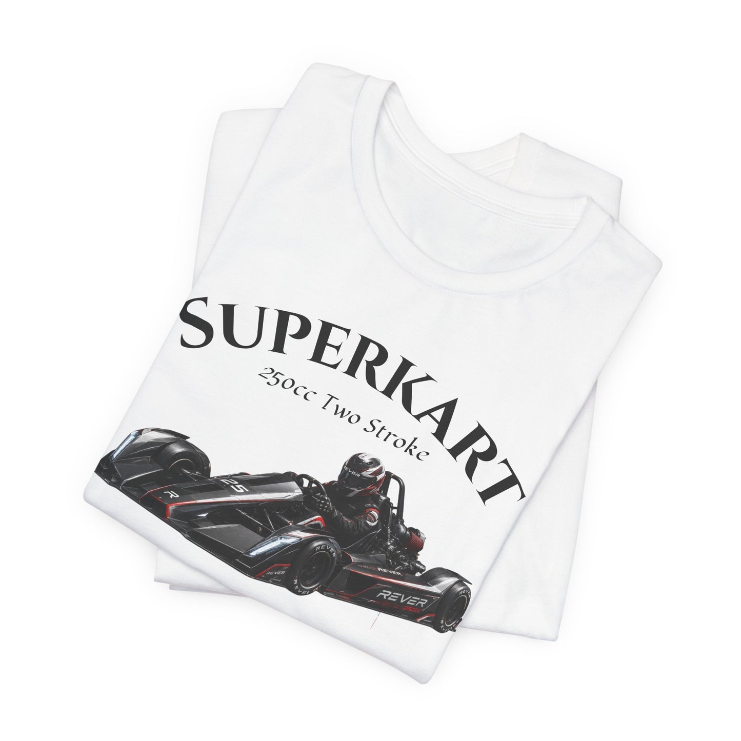 Kart Racing T-Shirt — “Superkart: Solo, Two-Seat” Graphic Tee