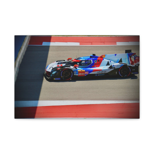 Prototype Race Car Canvas Print — Stretched Matte Motorsport Wall Art