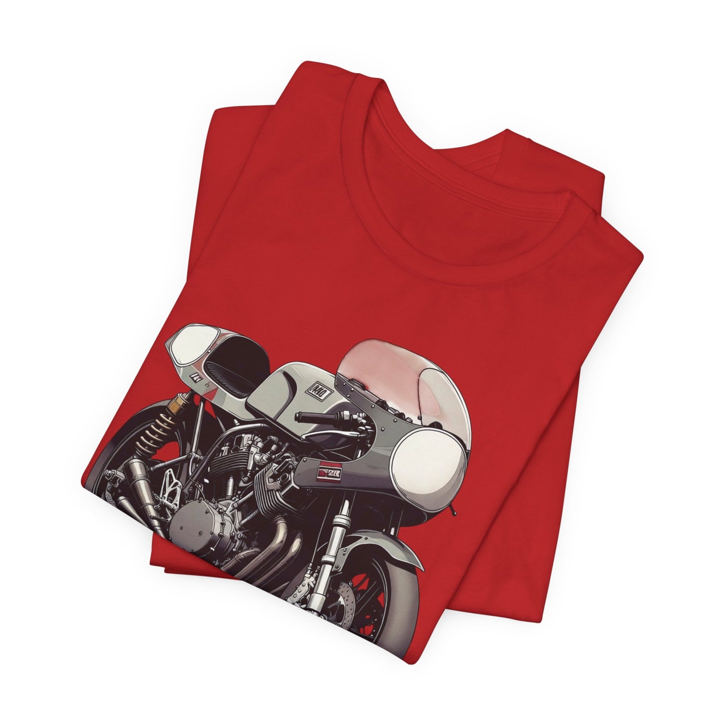 Cafe Racer Motorcycle Tee - Vintage Sportbike Graphic T-Shirt
