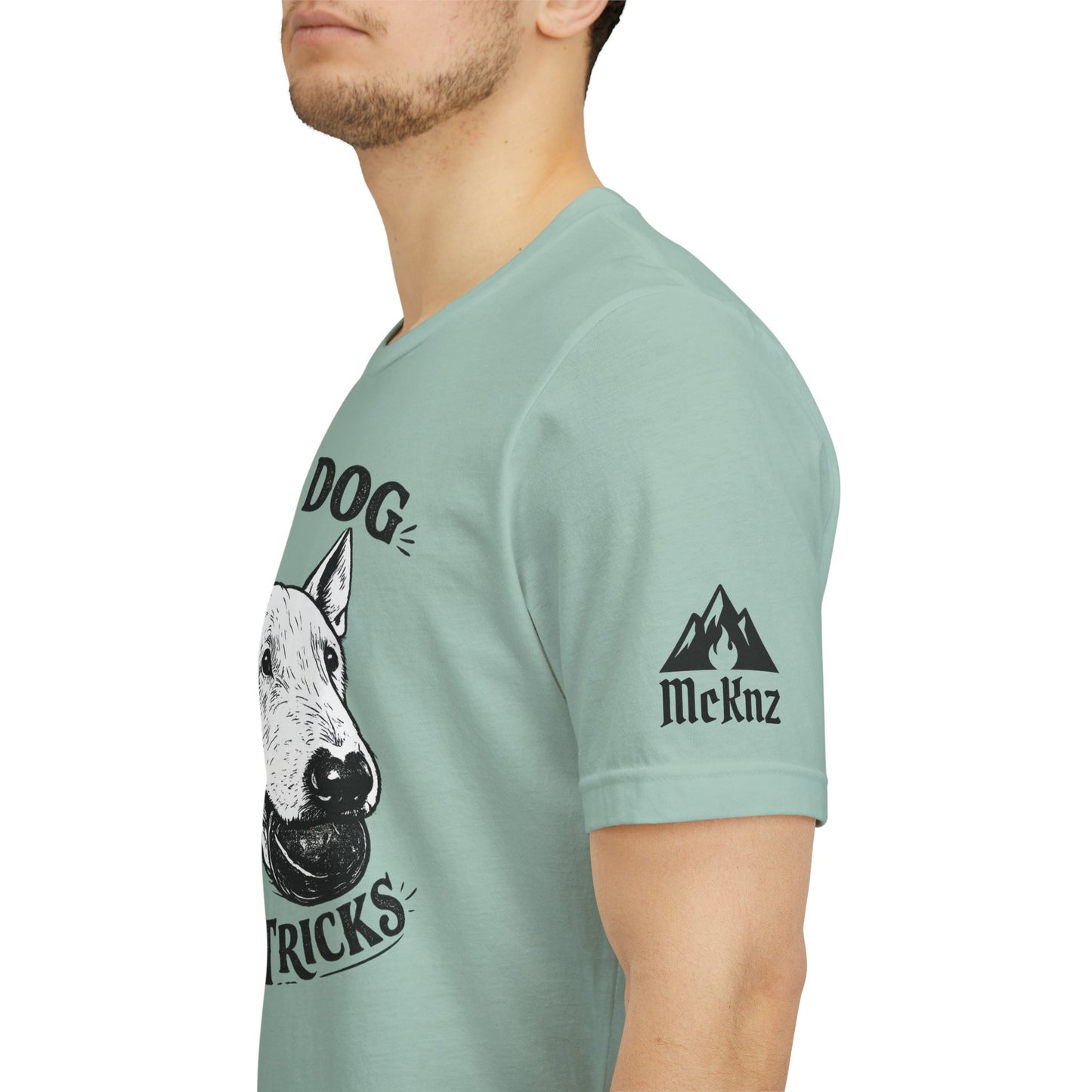 Old Dog, New Tricks T‑Shirt — Vintage Bull Terrier Graphic Tee for Dog Lovers
